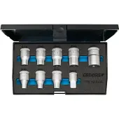Gedore 6265970 6265970 Dopsleutelinzetset Metrisch 1/2 (12,5 mm) 9-delig