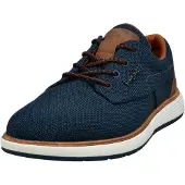 Bugatti Veterschoen donkerblauw / cognac