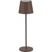 Lyora Oplaadbare tafellamp Seina roestbruin