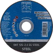 PFERD SG STEEL 61321222 Doorslijpschijf recht 125 mm 25 stuk(s) Staal