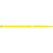 SAPISELCO kabelbinders, L 280 x B 4,5 mm, PA 6.6 geel, trekbelasting 220N, 100 stuks