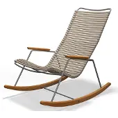 Houe Loungestoel Click Rocking Chair Beige
