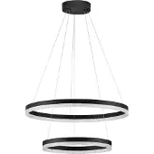 Lyora Hanglamp Adria zwart Ø 60cm double