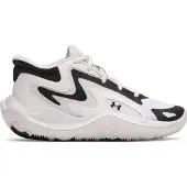 Under Armour GS JET '25 Basketbalschoen Wit | 36
