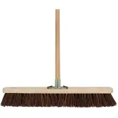 Kippers Rijssen Straatbezem – Natuurvezel – 60 cm – Houten steel – 160 cm
