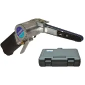 Kippers Rijssen Bandschuurmachine, 10mm in koffer met acc.