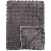 Byrklund Bedsprei Ribbed Comfort - Antraciet 150 x 200 cm