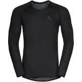 Odlo Ondershirt Men Bl Top Crew Neck L/S Active F-Dry Light Black-XL