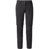 Vaude - Women's Farley Stretch Zip Off Pants II - Trekkingbroek 40 - Long, zwart