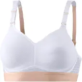 Triumph Triaction Hybrid Lite P EX Dames Sportbeha - WHITE - Maat D075