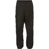 Vaude Men's Fluid Full-zip Pants II, regenbroek, heren, zwart