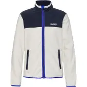 Napapijri Fleece jas 'Dergana' donkerblauw / wit