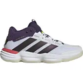 Adidas Sportschoen 'Court Stabil' grasgroen / donkerlila / zwart / wit