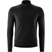 Gonso - Crissolo L/S Half Zip - Fietsshirt S, zwart