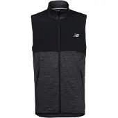 New Balance Bodywarmer 'Heat Grid' zwart / zwart gemêleerd / wit