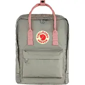Fjällräven Rugzak 'Kånken' rookgrijs / pink / rood