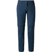 Vaude - Women's Farley Stretch Zip Off Pants II - Trekkingbroek 42 - Regular, blauw