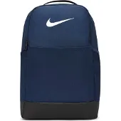 Nike Sportrugzak 'Brasilia 9.5' navy / zwart / wit