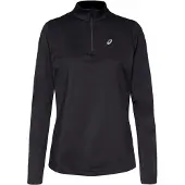 Asics - Women's Core L/S 1/2 Zip Winter Top - Hardloopshirt L, zwart
