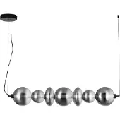Nova Luce Hanglamp Bally smoke glas horizontaal
