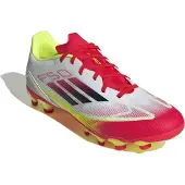 Adidas Heren F50 League MG Multi Ground Voetbalschoenen Cloud White/Core Black/Solar Yellow