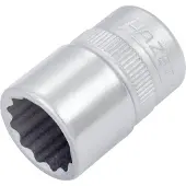 Hazet Dopsleutel 880AZ-1/2 · 3/8 inch (10 mm) vierkant hol · Buitentwaalfkant tractieprofiel · SW 1/2?