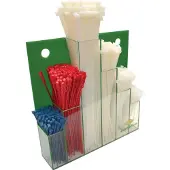 SAPISELCO Kabelbinderset nylon display 600-delig