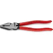 Knipex Kracht-kombitang | Kunststof bekleed | Zwart geatramenteerd | Lengte 225 mm | Zelfbedieningskaart/blister - 02 01 225 SB