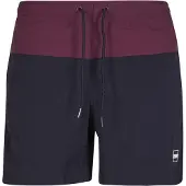 Urban Classics Zwemshorts bordeaux / zwart