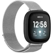 IMoshion Milanees magnetisch bandje voor de Fitbit Versa 4/ 3 / Sense (2) - Zilver