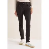 Cecil Dames Broek in lederlook - Bruin - 27
