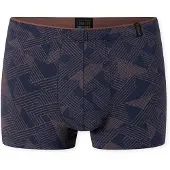 Schiesser Boxershorts 'Long Life Soft' donkerblauw / brons