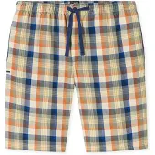 Schiesser Pyjamabroek ' Mix & Relax ' beige / blauw / lichtgroen / oranje