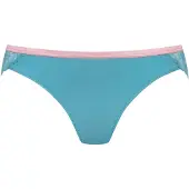 Mey Slip 'Poetry' petrol / rosa
