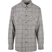 Urban Classics Overhemd grijs / zwart