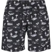 Urban Classics Zwemshorts grijs / zwart / wit