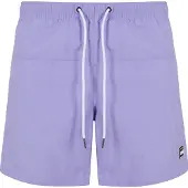 Urban Classics Zwemshorts lavendel / zwart / wit