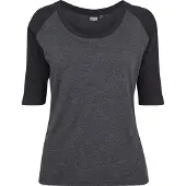 Urban Classics Shirt antraciet / zwart