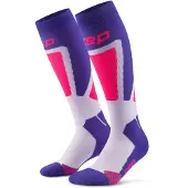 Cep Ski Thermo Socks Tall 4.0, skisokken, dames, paars