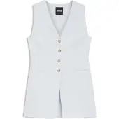 BOSS Slim-fit blazer in een mouwloze stijl