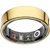 NOLATR LUX - Smart Ring - Stappenteller Activiteitstracker Hartslagmeter - Goud - Maat 13