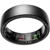 NOLATR Smart Ring NEX – Slimme Ring met Stappenteller, Slaaptracker & Hartslagmeter – Zonder Abonnement – Zwart – Maat 10