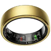 NOLATR Smart Ring NEX – Slimme Ring met Stappenteller, Slaaptracker & Hartslagmeter – Zonder Abonnement – Goud – Maat 13