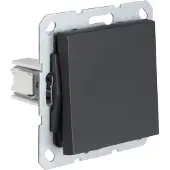 Q-Link S-Line inbouw kruisschakelaar zwart