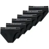 Schiesser Slip zwart / wit gemêleerd