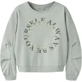 Name it Sweatshirt kaki / mintgroen / pastelgroen
