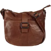 Spikes & Sparrow Leren Crossbodytas - Donnella - Brandy