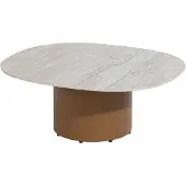 4 Seasons Outdoor Sofie loungetafel 70x80x30 cm amber - ceramic