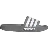 Adidas Muiltjes 'Adilette' grijs / wit