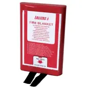 Lalizas Fire Blanket Rood,Wit 120 x 180 cm